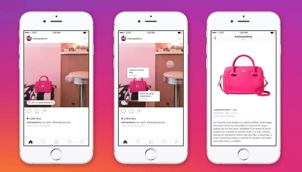 E-ticaret Instagram'ın alışveriş özelliği ile sosyal medyada da önemli